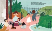 Buchcover und Innenansicht für das Buch: Pequeña y grande: Maria Montessori
