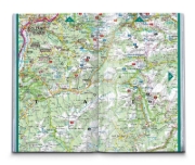 Buchcover und Innenansicht für das Buch: KOMPASS Wanderlust Dolomiten
