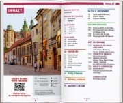 Buchcover und Innenansicht für das Buch: MARCO POLO Reiseführer Krakau