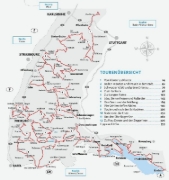 Buchcover und Innenansicht für das Buch: Entdeckertouren mit dem Wohnmobil Schwarzwald und deutscher Bodensee