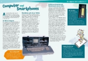 Buchcover und Innenansicht für das Buch: WAS IST WAS Naturwissenschaften easy! Logisch, genial, digital! Abenteuer Informatik