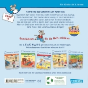 Buchcover und Innenansicht für das Buch: LESEMAUS 16: Conni und das Geheimnis um Kater Mau
