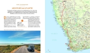 Buchcover und Innenansicht für das Buch: Roadtrips Südafrika