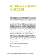 Buchcover und Innenansicht für das Buch: Die einfachste Haferkur aller Zeiten