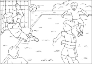 Buchcover und Innenansicht für das Buch: Mein schönstes Malbuch. Fußball