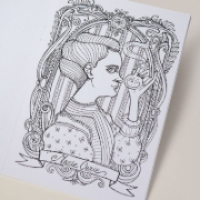 Buchcover und Innenansicht für das Buch: Good Night Stories for Rebel Girls: Rebel Pack Coloring Book