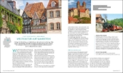 Buchcover und Innenansicht für das Buch: Secret Places Deutschland mit dem Wohnmobil