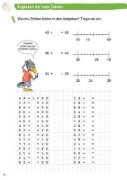 Buchcover und Innenansicht für das Buch: Mein großes Mathebuch mit Rabe Linus - 2. Klasse
