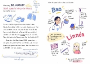 Buchcover und Innenansicht für das Buch: Ti kniver i hjertet