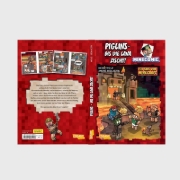 Buchcover und Innenansicht für das Buch: Piglins - bis die Lava zischt! - Für Fans von Minecraft