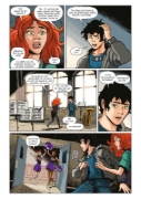 Buchcover und Innenansicht für das Buch: Percy Jackson (Comic) 4: Die Schlacht um das Labyrinth