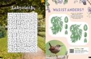 Buchcover und Innenansicht für das Buch: Das Garten-Rätselbuch - Mit Profi-Tipps von "mein schöner Garten" für das ganze Jahr