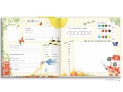 Buchcover und Innenansicht für das Buch: Kindergartenfreunde - FEUERWEHR