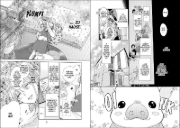 Buchcover und Innenansicht für das Buch: HARU NO ARASHI TO MONSTER