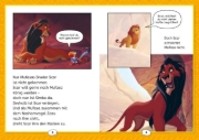 Buchcover und Innenansicht für das Buch: Disney: Der König der Löwen - Die Filmgeschichte mit Comics