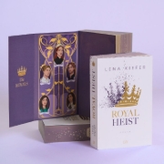 Buchcover und Innenansicht für das Buch: Royal Heist