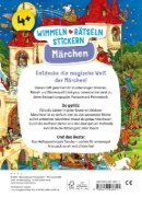 Buchcover und Innenansicht für das Buch: Wimmeln, Rätseln, Stickern: Märchen