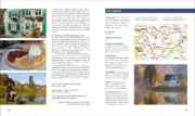 Buchcover und Innenansicht für das Buch: Die schönsten Motorradtouren in Deutschland