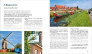 Buchcover und Innenansicht für das Buch: Die schönsten Motorradtouren in Deutschland
