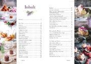 Buchcover und Innenansicht für das Buch: Das inoffizielle Kochbuch zu Bridgerton