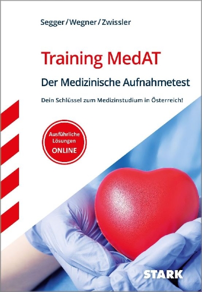 Buchcover und Innenansicht für das Buch: STARK Training MedAT - Der Medizinische Aufnahmetest