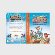 Buchcover und Innenansicht für das Buch: SUPERBIKES Das Abenteuer beginnt!