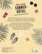 Buchcover und Innenansicht für das Buch: Gute-Laune-Sommerrätsel
