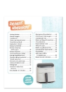 Buchcover und Innenansicht für das Buch: Lieblingsgerichte aus dem Airfryer