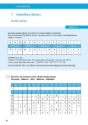 Buchcover und Innenansicht für das Buch: Klett Sicher durch die 5. Klasse - Deutsch, Mathematik, Englisch