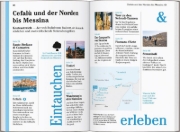 Buchcover und Innenansicht für das Buch: DUMONT Reise-Taschenbuch Reiseführer Sizilien
