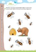 Buchcover und Innenansicht für das Buch: Klett Mein großes buntes Schwungübungs-Buch ab 5 Jahren