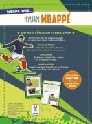 Buchcover und Innenansicht für das Buch: Werde wie ... Kylian Mbappé | Mit Poster