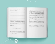 Buchcover und Innenansicht für das Buch: Meine Reise zu mir selbst
