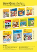 Buchcover und Innenansicht für das Buch: Übungsheft mit Lesetests in Deutsch 4. Klasse