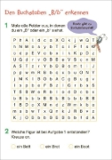 Buchcover und Innenansicht für das Buch: Fit für Deutsch 1. Klasse. Mein 5-Minuten-Block