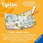 Buchcover und Innenansicht für das Buch: tiptoi® Wieso? Weshalb? Warum? - Tiere im Zoo