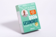 Buchcover und Innenansicht für das Buch: Gesundheit für jeden Tag 2026 - Tagesabreißkalender zum Aufstellen oder Aufhängen
