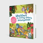Buchcover und Innenansicht für das Buch: Schulstart im Schling-Schlang-Schlungelwald