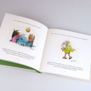 Buchcover und Innenansicht für das Buch: Herr Janosch, wie wird man schnell gesund?