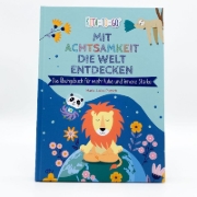 Buchcover und Innenansicht für das Buch: Mit Achtsamkeit die Welt entdecken - Das Übungsbuch für mehr Ruhe und innere Stärke