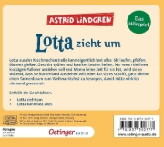 Buchcover und Innenansicht für das Buch: Lotta flyttar hemifrån
