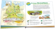 Buchcover und Innenansicht für das Buch: WAS IST WAS Junior Weltatlas für Kinder