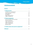 Buchcover und Innenansicht für das Buch: Klett 10-Minuten-Training Englisch Simple Present und Present Progressive 5. Klasse