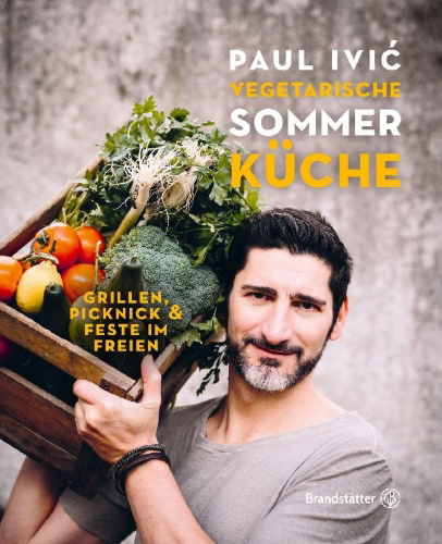 Buchcover und Innenansicht für das Buch: Vegetarische Sommerküche
