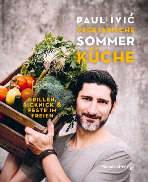 Buchcover und Innenansicht für das Buch: Vegetarische Sommerküche