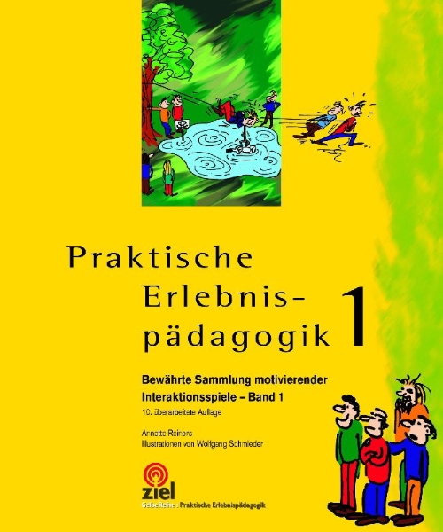 Buchcover und Innenansicht für das Buch: Praktische Erlebnispädagogik 1