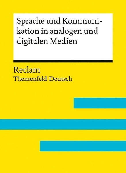 Buchcover und Innenansicht für das Buch: Sprache und Kommunikation in analogen und digitalen Medien