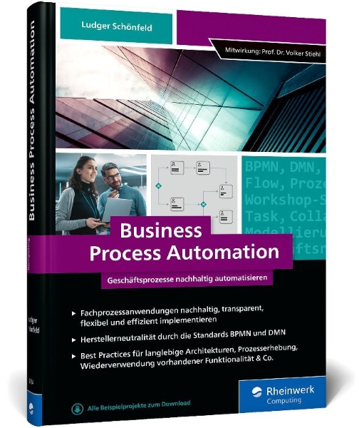 Buchcover und Innenansicht für das Buch: Business Process Automation