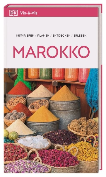 Buchcover und Innenansicht für das Buch: Vis-à-Vis Reiseführer Marokko