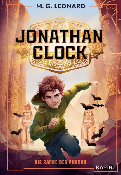 Buchcover und Innenansicht für das Buch: Jonathan Clock (Band 1) - Die Rache des Pharao